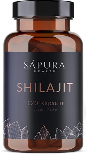 Shilajit Kapseln mit 500mg - Reich an Fulvinsäure & Huminsäure | 120 Kapseln