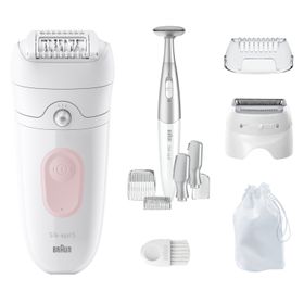 Braun - Epilierer "Silk-épil 5-230" in Weiß/Flamingo Pink