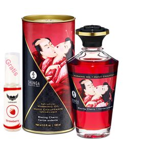 Shunga - Massageöl mit Aroma Kirsche