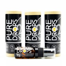 PURE DROPS Bundle 2+1 Gratis 20% Vollspektrum CBD ÖL aus Österreich Naturextrakt