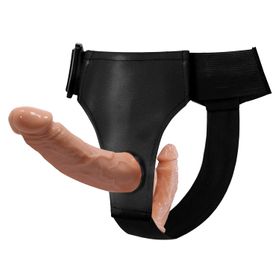 Baile - Doppel-Dildo mit Geschirr