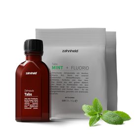 Zahnheld Zahnputztabs Mint im Bundle mit Fluorid