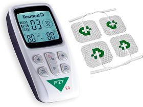 Fit 5.4 TENS/EMS: 3-in-1 Reizstromgerät, Schmerzlinderung, Training, Massage, inkl. 4 Elektroden