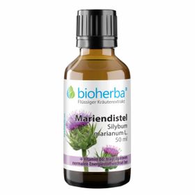 Bioherba Mariendistel  Silybum marianum L.  Tropfen  Tinktur Extrakt