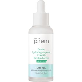 MAKEP:REM Safe Me Green Ampoule 50 ml – feuchtigkeitsspendendes Serum mit 74% grüner Propolis