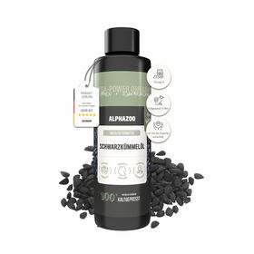 ALPHAZOO Premium Schwarzkümmelöl für Hunde