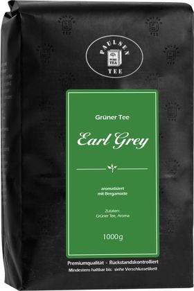Paulsen Earl Grey, grüner Tee