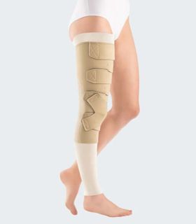 Medi circaid® juxtafit essentials Oberschenkel mit Knie lang Kompressionssystem