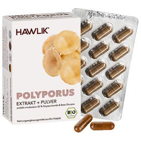 Hawlik Bio Polyporus Extrakt + Pulver Kapseln