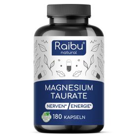 RAIBU Magnesium Taurat 2750 mg pro Tag - Für Muskeln & Nerven