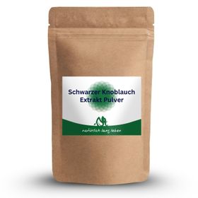 natürlich lang leben Schwarzer Knoblauch Extrakt Pulver