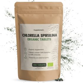 Cupplement -  Spirulina Chlorella  500 mg BIO - Tabletten