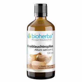 Bioherba Knoblauchtropfen  Allium sativum L.  Tinktur Extrakt