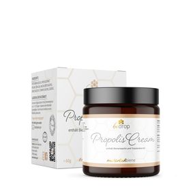 bedrop Hochdosierte Propolis Creme Salbe mit Bienenwachs & Traubenkernöl