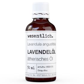 Lavendelöl - ätherisches Öl von wesentlich.