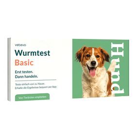 Wurmtest Basic Hund – Spulwürmer, Hakenwürmer & Co.