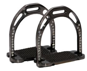 AMKA Steigbügel aus Aluminium mit Strasssteinchen leicht  015/060