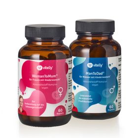 vitelly BabyBoom Duo – Kinderwunsch Kapseln für Sie & Ihn für einen Monat