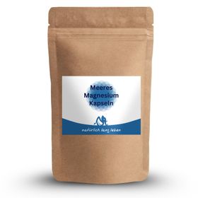 natürlich lang leben Meeres Magnesium Kapseln