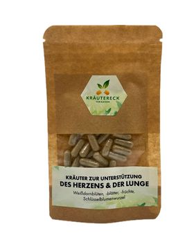 Kräutereck - Kräuterkapseln Herz und Lunge Katze