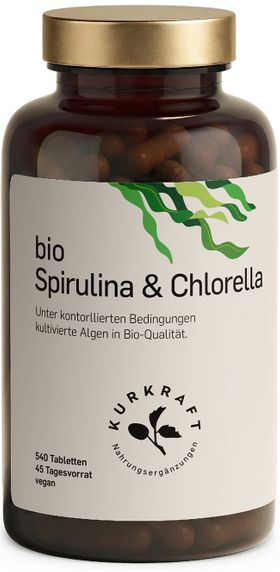 Kurkraft© Bio Spirulina + Chlorella