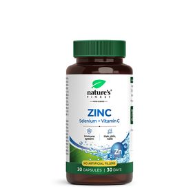 Nature's Finest Zink + Selen + Vitamin C, 30 Kapseln