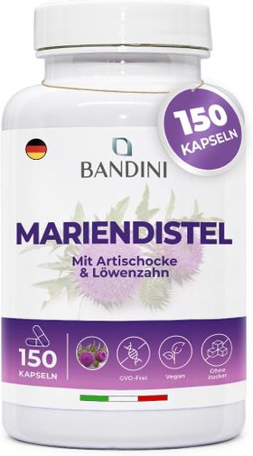 Bandini Mariendistel Artischocke und Löwenzahn-Komplex Kapseln