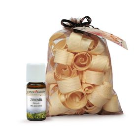 ZirbenFamilie | KOMBI Set ZirbenÖl & ZirbenLocken Duftsackerl