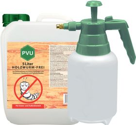 PVU Holzwurmspray zur Bekämpfung von Holwürmern und Holz Schädlingen