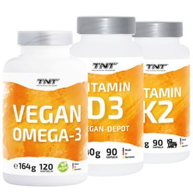 Vegan O3-D3-K2 - Sparbundle - die perfekte Mischung für ein starkes Immunsystem