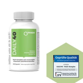 LIVIADA® DAILY40 – Täglicher Multi-Komplex mit essenziellen Vitaminen & Mineralstoffen