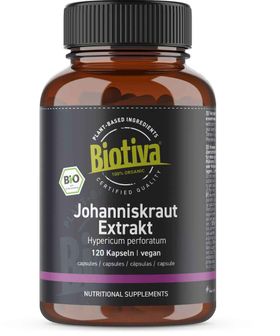 Biotiva Johanniskraut Extrakt Kapseln Bio