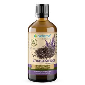 Chia-Samenöl kaltgepresst - Natürliches Chiaöl 100 ml  PZN 17188226