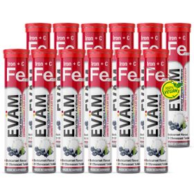 EVÄM Eisen + Vitamin C, Brausetabletten - 12 Set