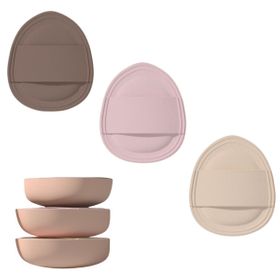 Trio Marshmallow Mini-Finger-Make-up-Schwämmchen