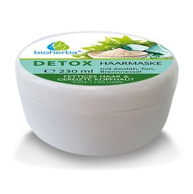 Bioherba Detox Haarmaske mit Zeolith  Ton  Brennessel