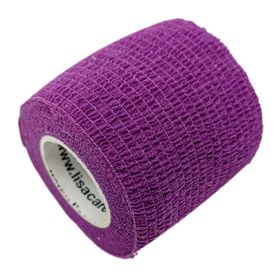 LisaCare latexfreier Pflasterverband - Lila - 5cm x 4,5m