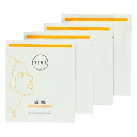 TEMT ME TIME Brightening Sheet Mask - Aufhellende Maske mit Vitamin C & E