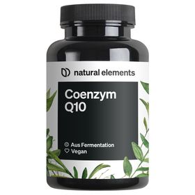 natural elements Coenzym Q10 – 200mg/Kapsel – 120 Kapseln – 4 Monate Reichweite – hochwertiges Q10