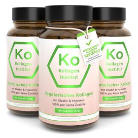 Kollagen Institut: Vegetarische Kollagen Kapseln mit Hyaluron und Elastin