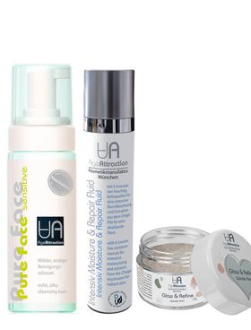 AGE ATTRACTION Glow & Repair: Wonder Peel Glow & Refine + PURE FACE + Intensive Moisture