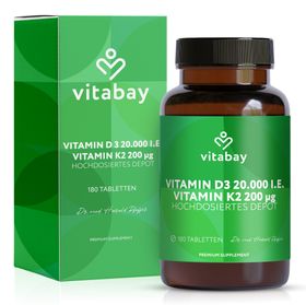Vitabay Vitamin D3 K2 20000 IE