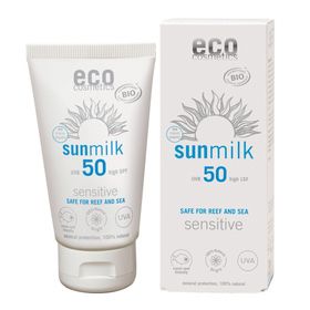 eco cosmetics Sonnenmilch LSF50 sensitive 75ml
