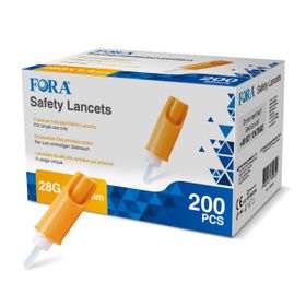 FORA Sicherheitslanzetten - 28G (200 Stück)