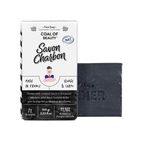 Monsieur BARBIER - Überfettete Kohleseife Gesicht und Körper für Männer