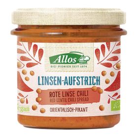 Allos Rote Linse Chili Aufstrich glutenfrei