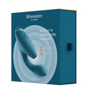 Womanizer Duo 2 Druckwellenstimulator mit G-Punkt Vibrationsarm grün