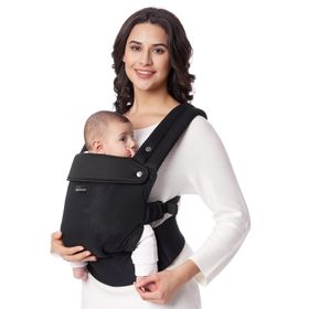 Momcozy Baby Trage - Leichte & Atmungsaktive Air Mesh-Schwarz