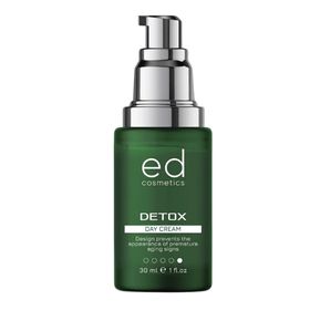 ED COSMETICS Detox Tagespflege – Gesichtscreme gegen Falten für trockene empfindliche Haut