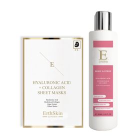 ErthSkin London Hyaluronsäure + Kollagen-Körperlotion + Kollagenmaske